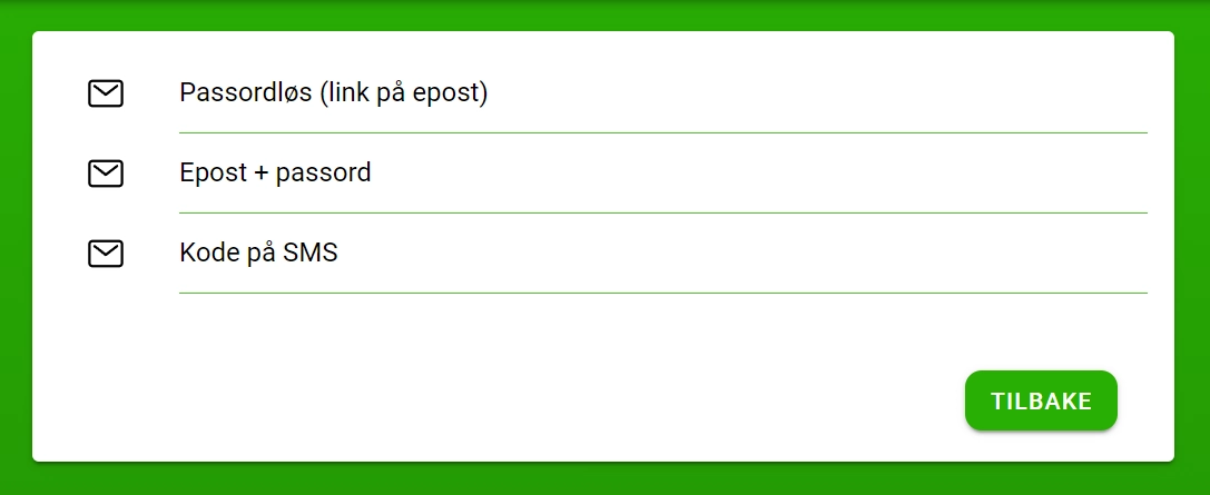 New! SMS Login – Simple and secure